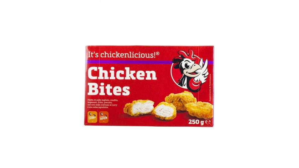 Chicken Bites Filetti di Pollo Impanati e Fritti Precotti con Salse