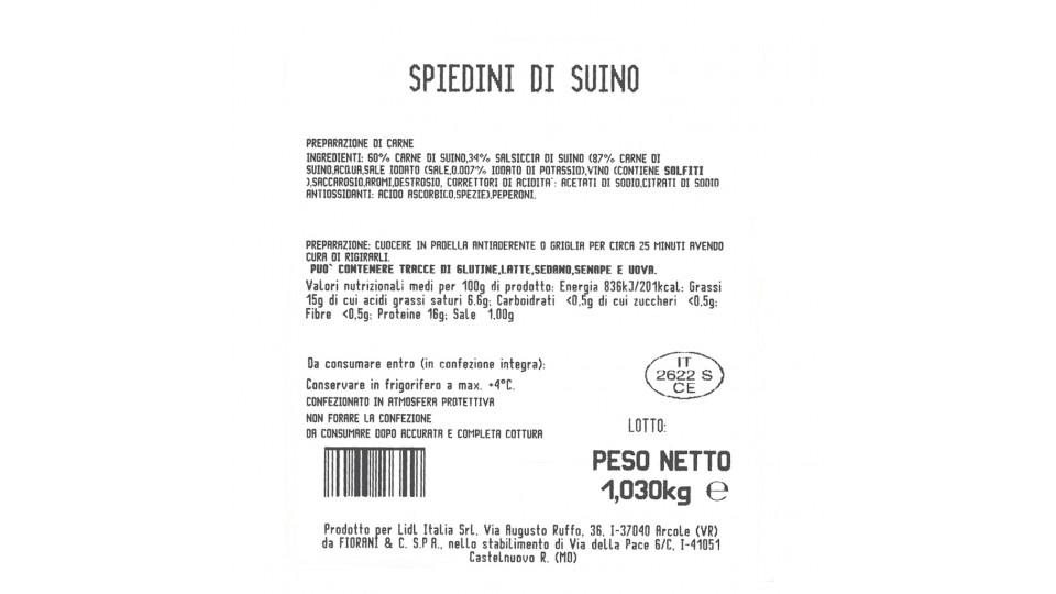 Spiedini di Suino