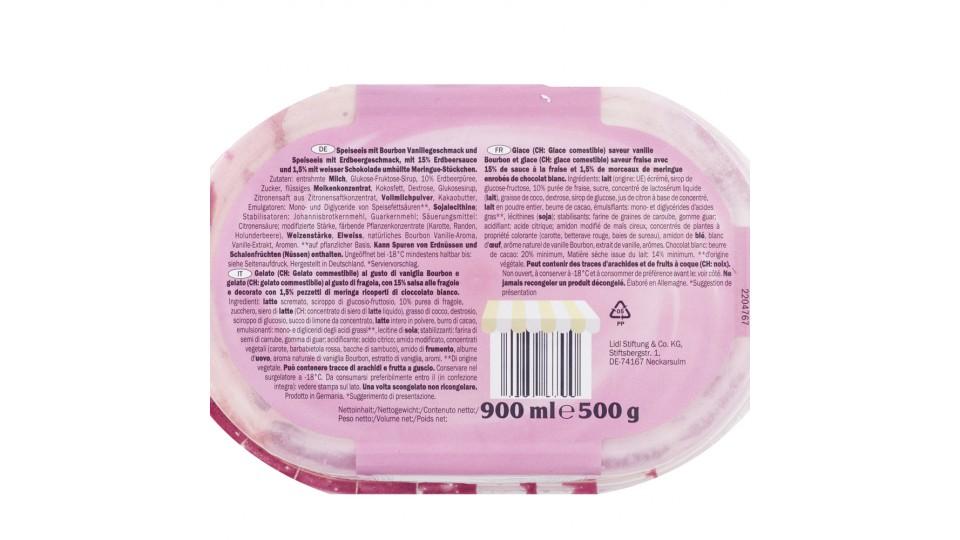 Gelato Vaniglia Variegato Fragola