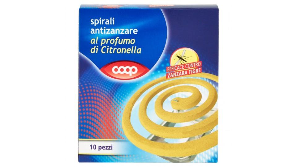 Spirali Antizanzare al Profumo di Citronella 10 Pz
