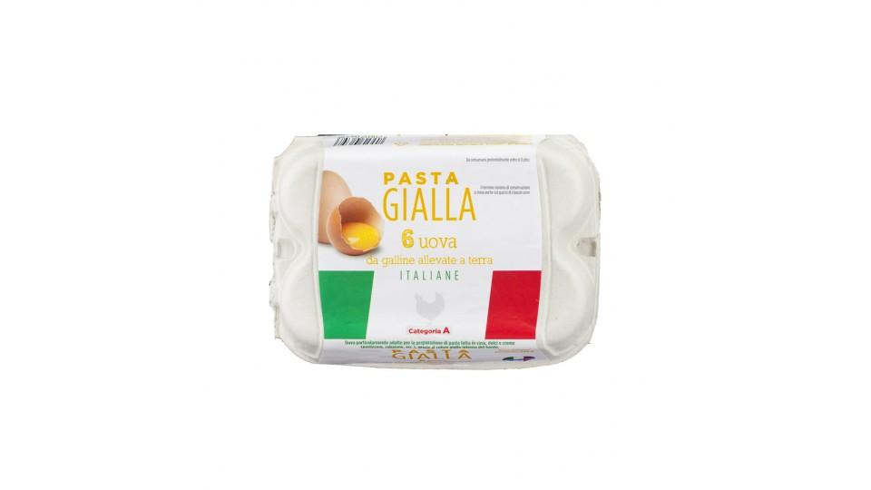 Uova Pasta Gialla da Galline Italiane Allevate a Terra