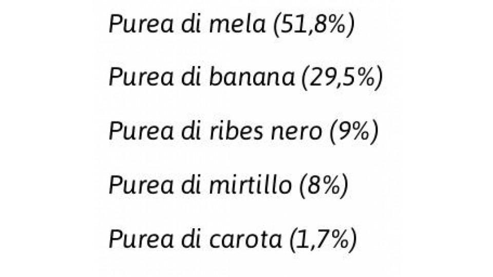 100% Frutta con Carota Mirtillo e Ribes Nero