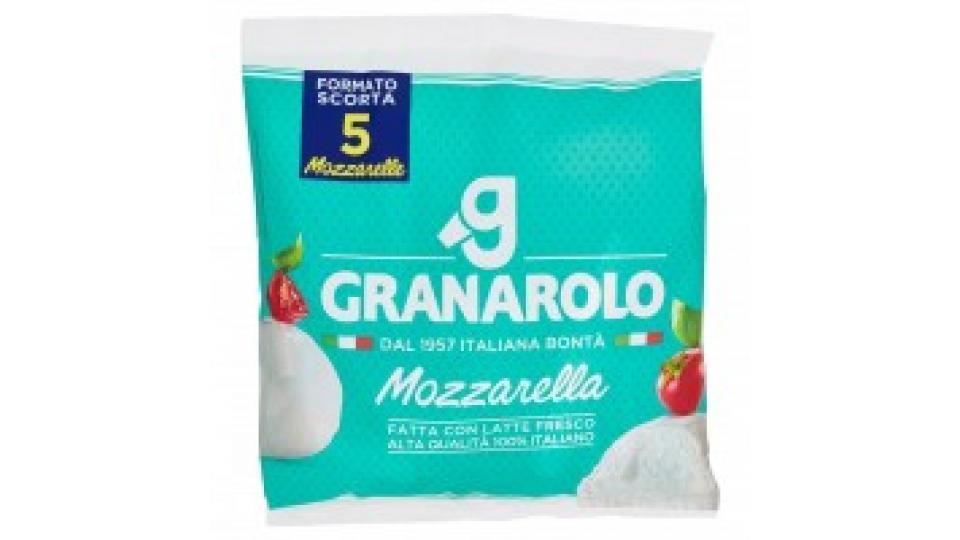 Mozzarella Fatta con Latte Fresco Alta Qualità 100% Italiano 5 x 100 g