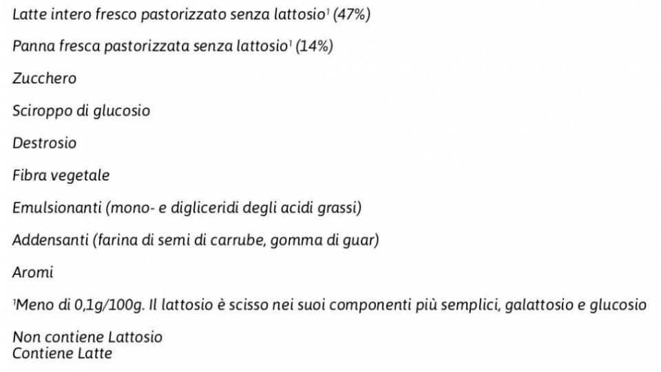 Carte d'Or e Zymil senza Lattosio Panna