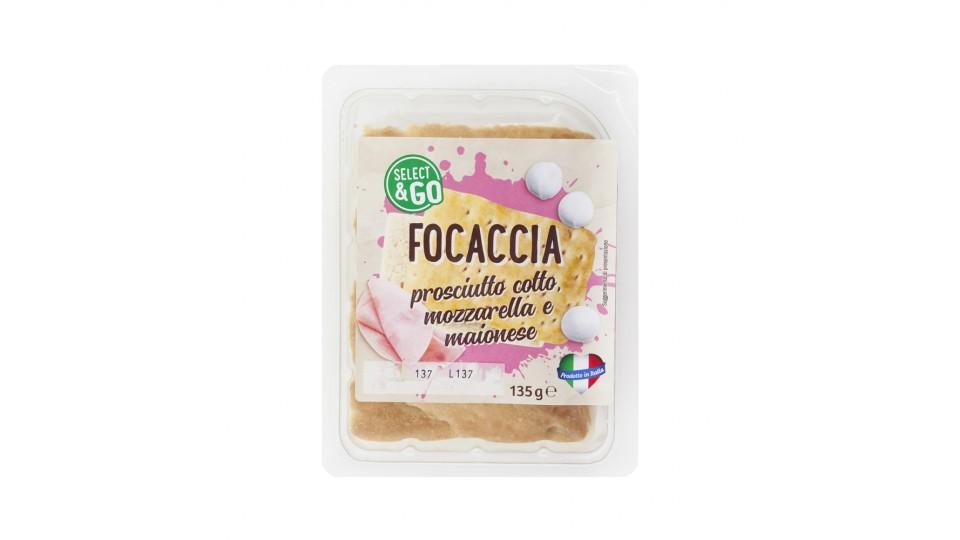 Focaccia Farcita Cotto, Mozzarella e Maionese