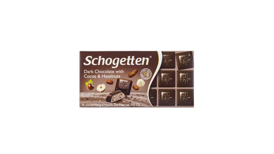 Schogetten Quadratini di Cioccolato Ripieni Cacao e Nocciole