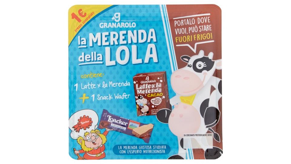 La Merenda della Lola 1 Latte x la Merenda + 1 Snack Wafer 230,2 g