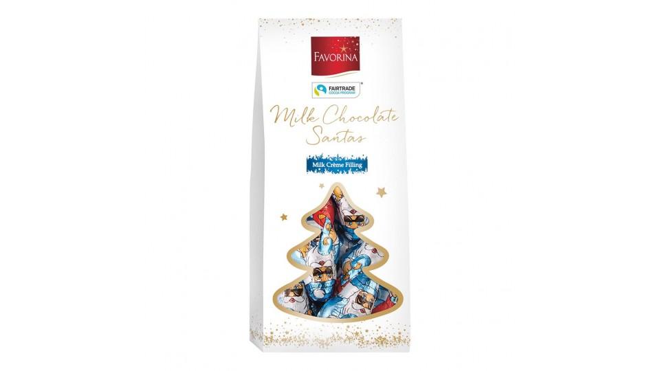 Babbi Natale di Cioccolato con Crema al Latte