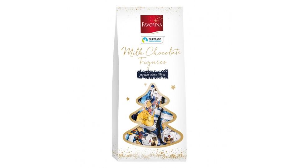 Babbi Natale di Cioccolato con Crema alla Nocciola