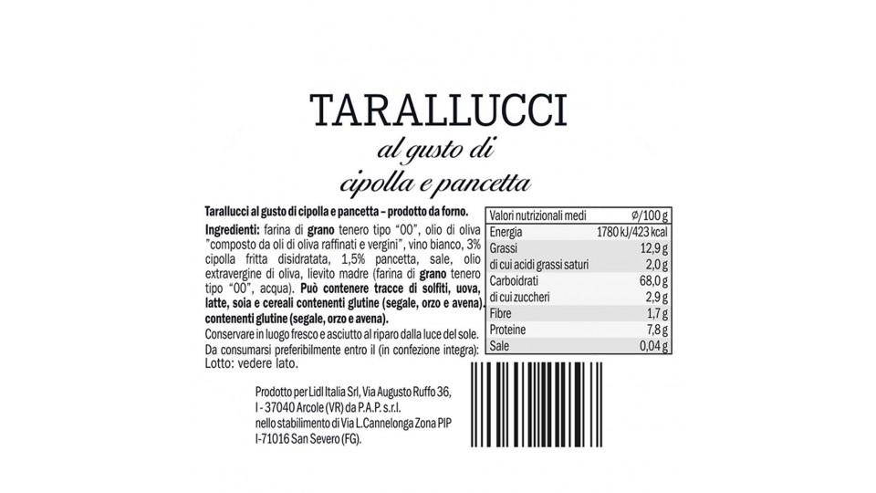 Tarallucci Cipolla e Pancetta