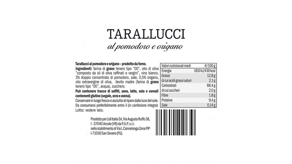 Tarallucci Pomodoro e Origano