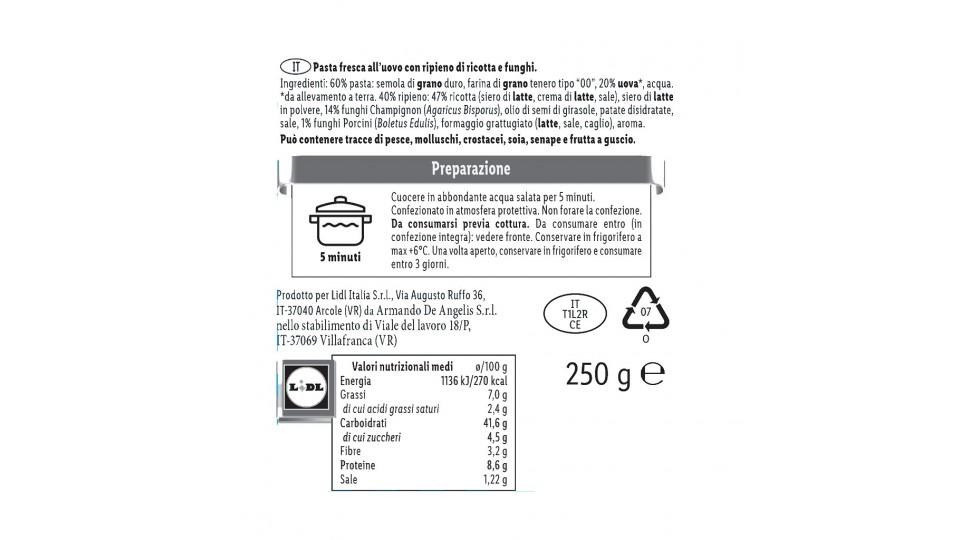 Tortelloni Giganti ai Funghi