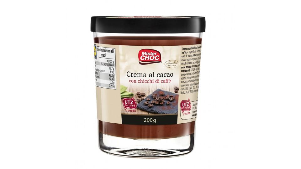 Crema Spalmabile al Cacao con Chicchi di Caffè