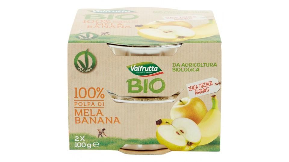 Bio 100% Polpa di Mela Banana