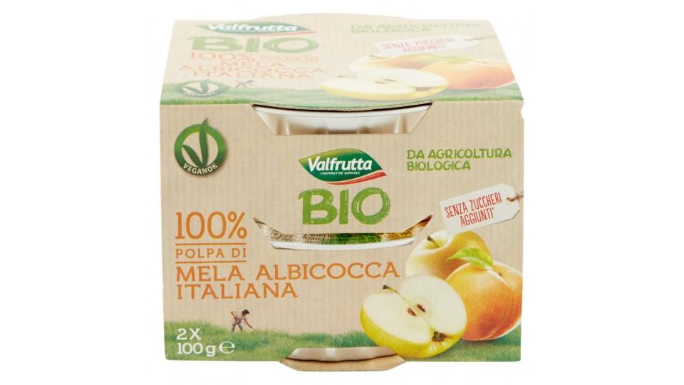 Bio 100% Polpa di Mela Albicocca Italiana