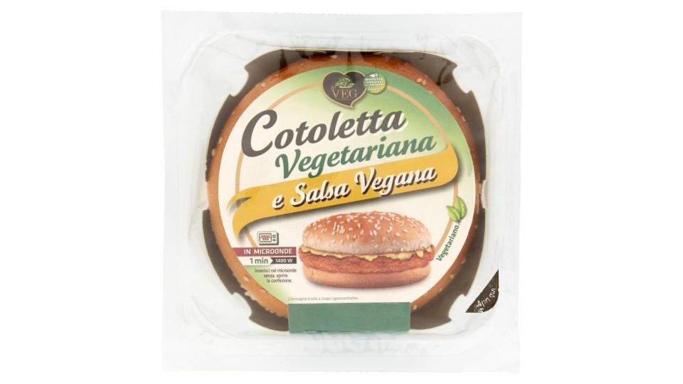 Cotoletta Vegetariana e Salsa Vegana