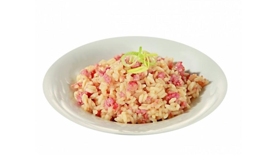 Risotto con Pasta di Salame 