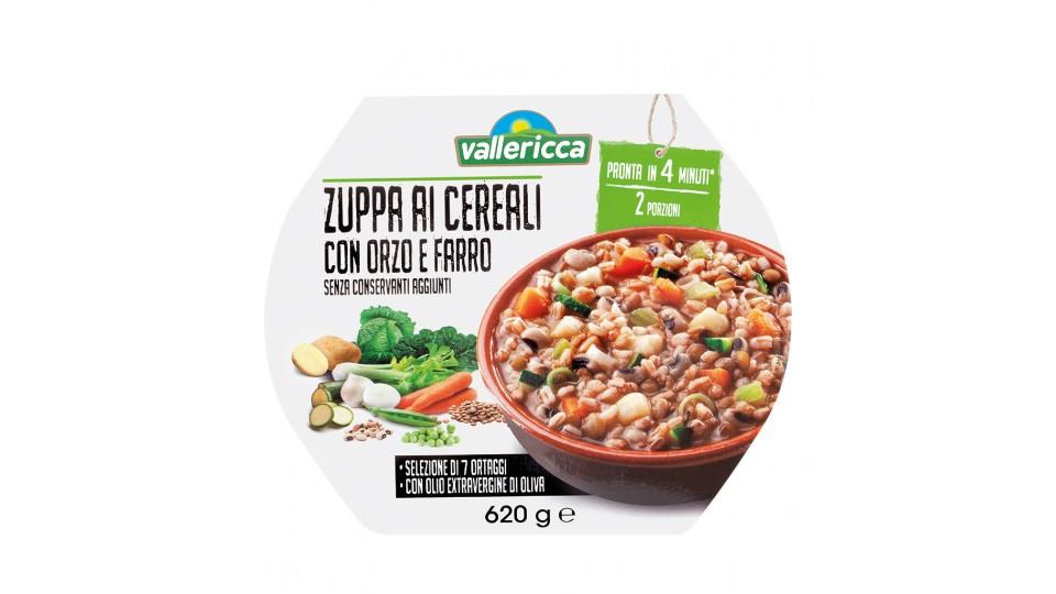 Zuppa ai Cereali con Orzo e Farro