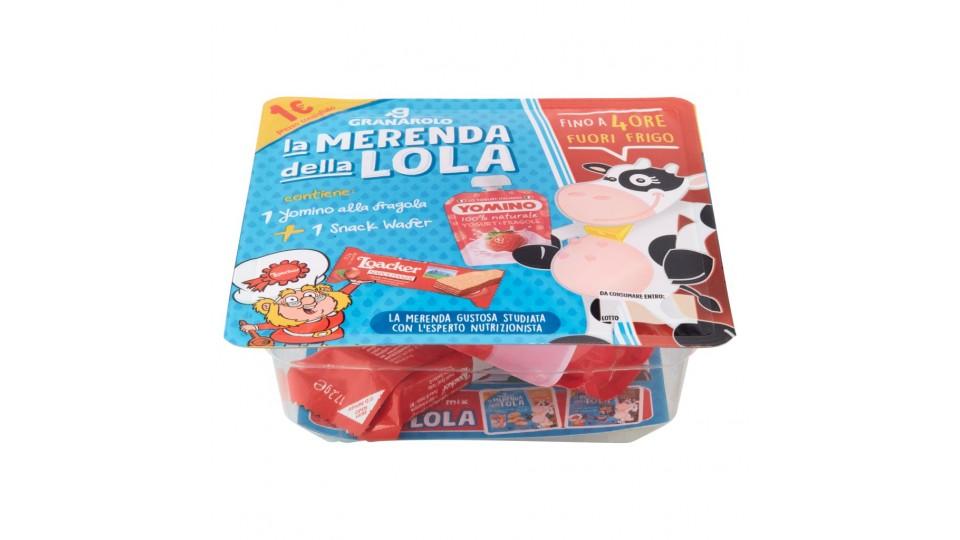 La Merenda della Lola 1 Yomino alla Fragola + 1 Snack Wafer 97,2 g