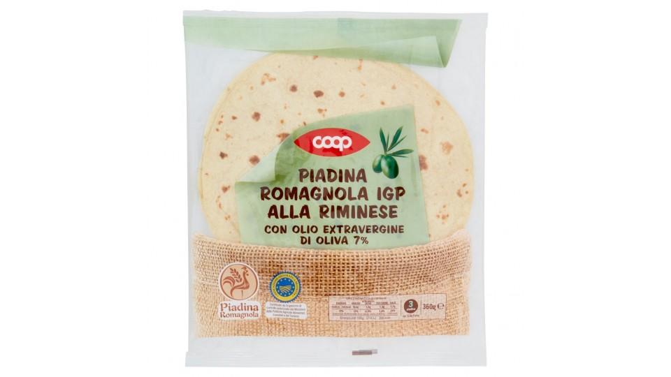 Piadina Romagnola Igp alla Riminese con Olio Extravergine di Oliva 7%