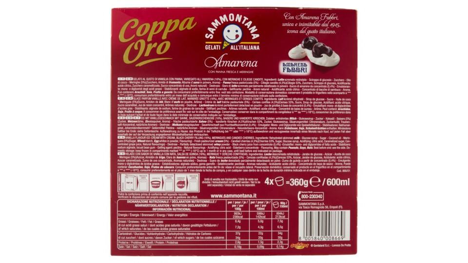 Coppa Oro Amarena 4 x 90 g