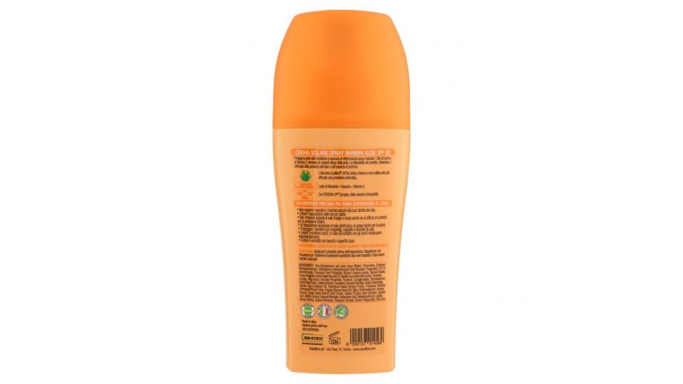Aloe Crema Solare Spray Bambini Spf 30 Pelle Delicata