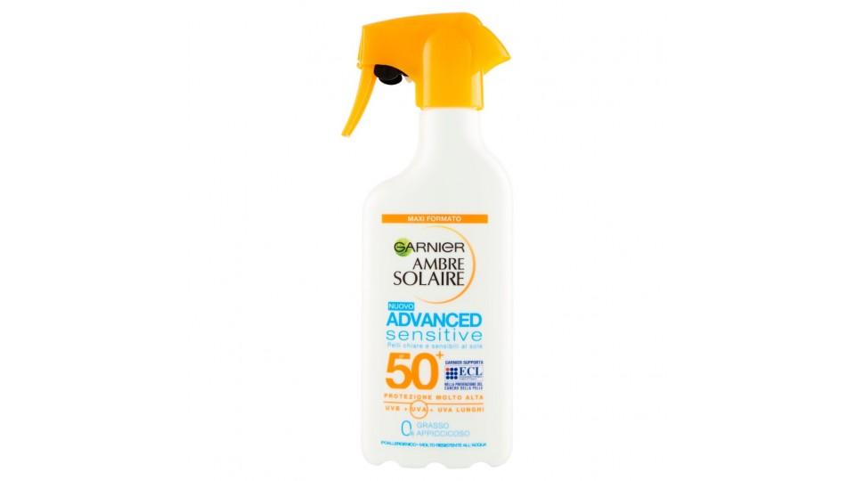 Spray Advanced Sensitive, Gachette 50+ per Pelli Chiare e Sensibili,