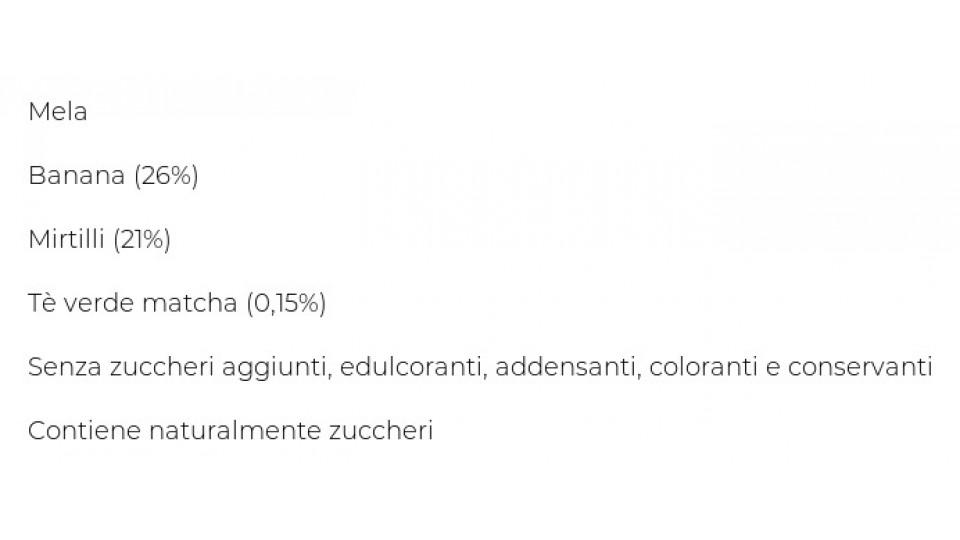 Apri E... Frutta! Purea di Frutta Tè Verde - Mirtillo - Banana