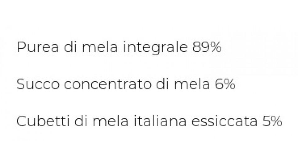 Più Che Mela! Purea di Mela Integrale con Pezzetti di Mela 2 x 100 g