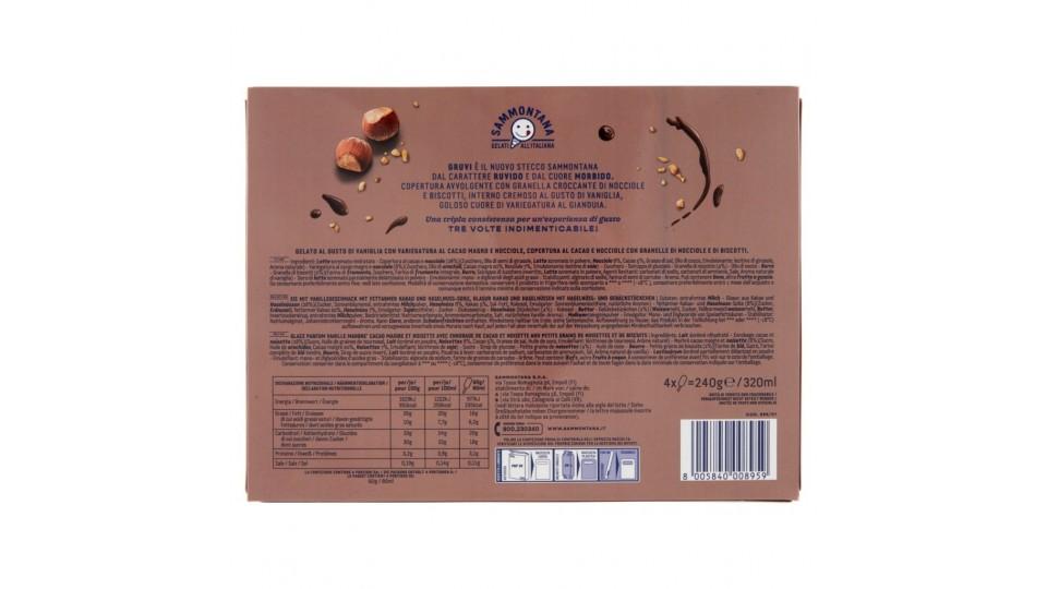 Gruvi Gianduia 4 x 60 g