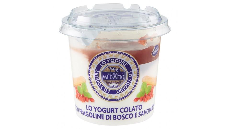 Lo Yogurt Colato con Fragoline di Bosco e Savoiardi