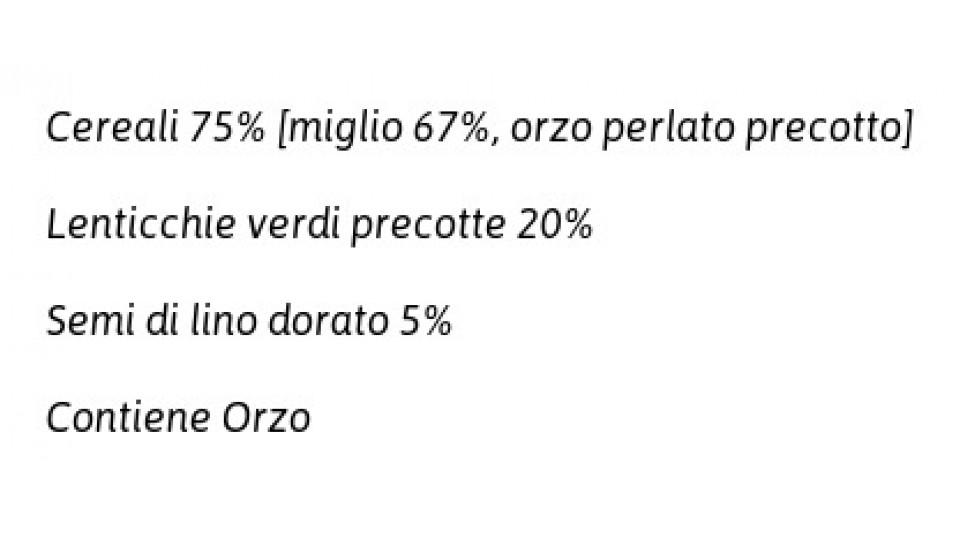 I Salvaminuti Miglio e Lenticchie con Semi di Lino