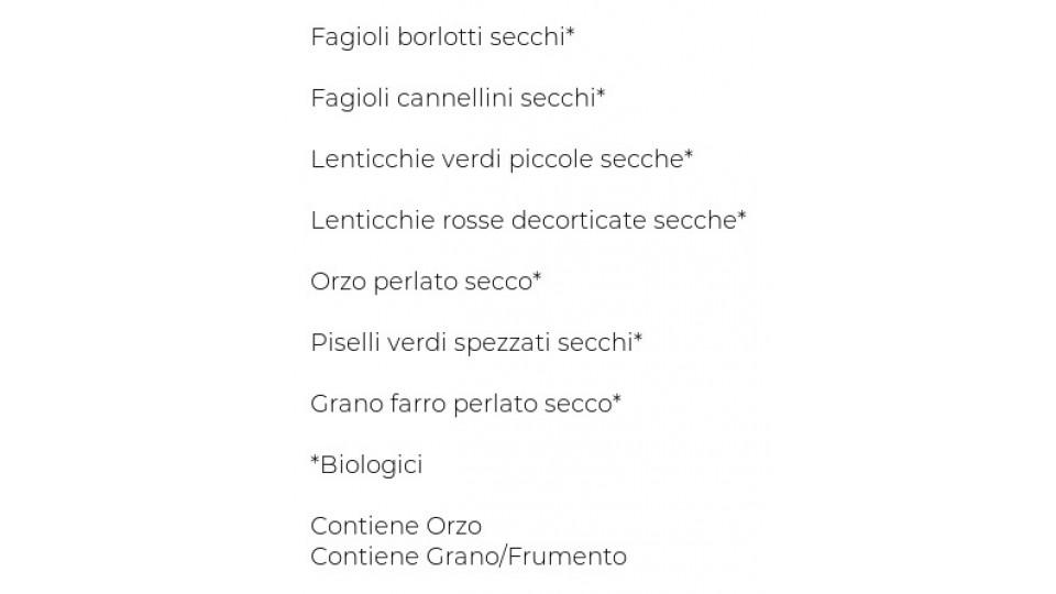 Zuppa Legumi e Cereali Biologica