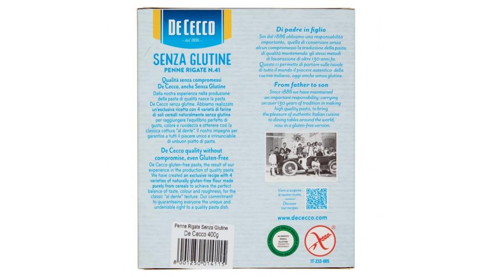 Senza Glutine Penne Rigate N.41