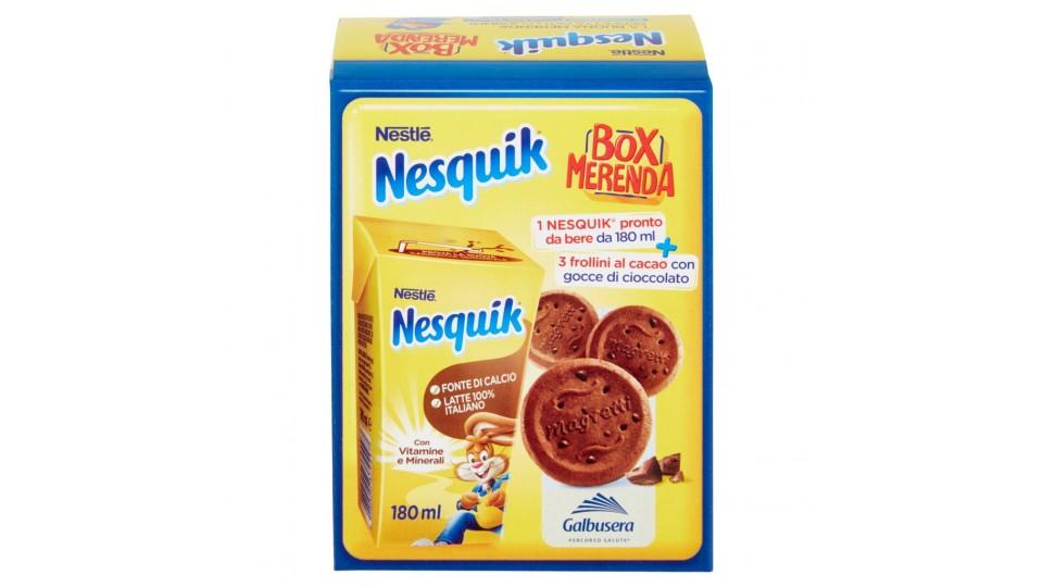 Box Merenda Pronto da Bere Latte e Cacao con 3 Frollini Magretti Galbusera 207g