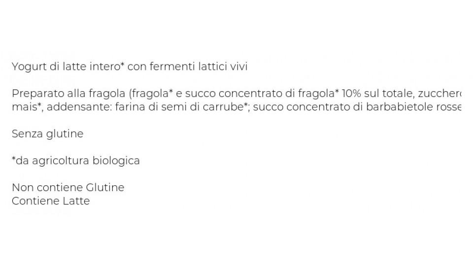 Bio Yogurt da Latte Fieno Stg Intero alla Fragola