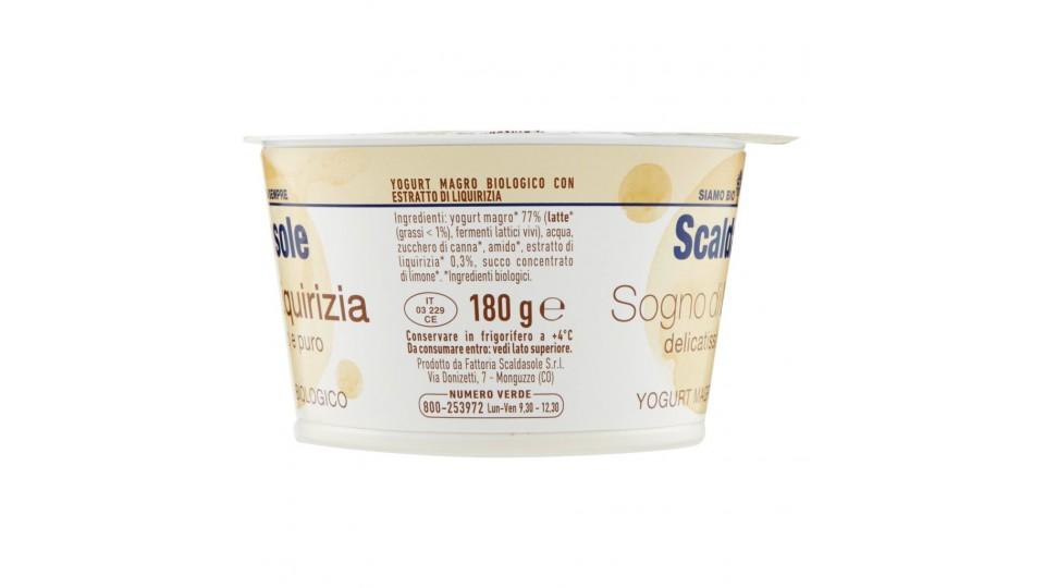 Sogno di Liquirizia Yogurt Magro Biologico