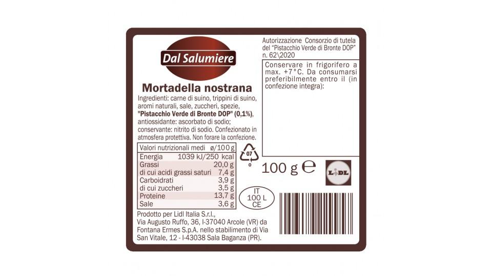 Mortadella Nazionale con Pistacchio di Bronte Dop