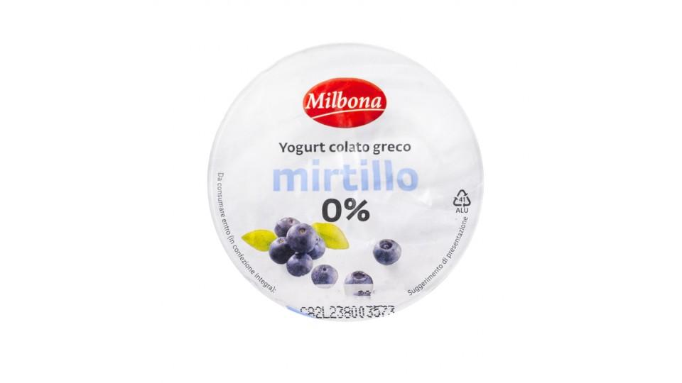 Yogurt Greco 0% Mirtillo