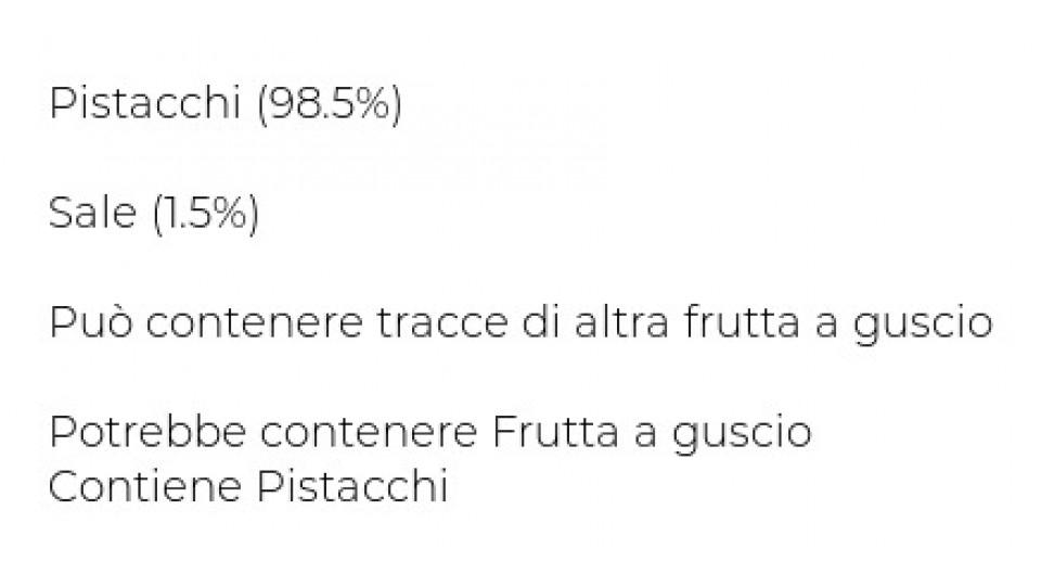 Pistachios Pistacchi Tostati Salati