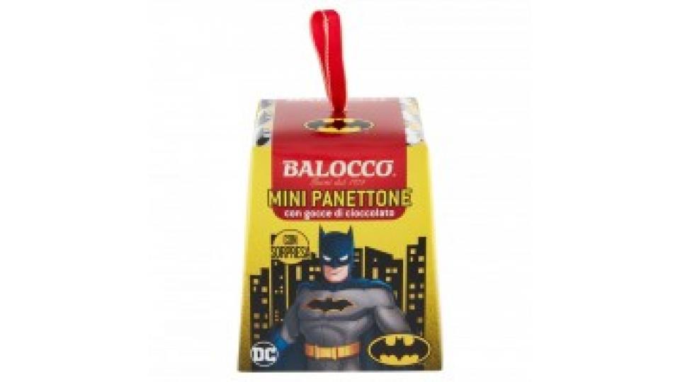 Mini Panettone con Gocce di Cioccolato Batman
