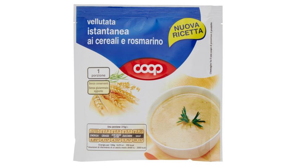 Vellutata Istantanea Ai Cereali E Rosmarino