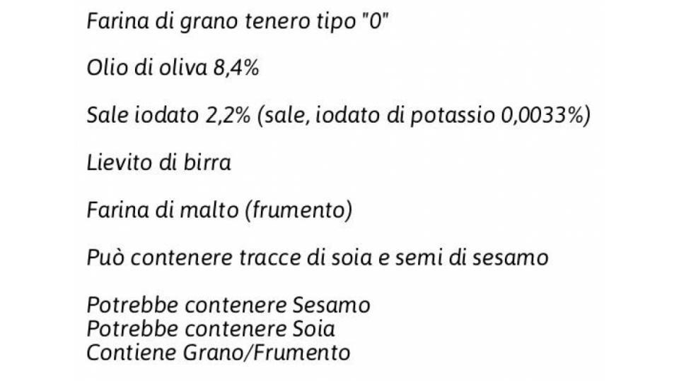 Grissoghiotti Con Olio Di Oliva (8%)