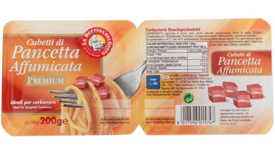 Pancetta Premium Affumumicata Cubetti 