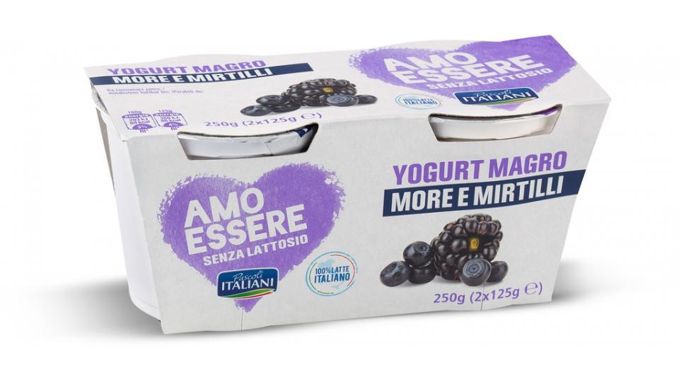 Yogurt Magro Mora Mirtillo senza Lattosio