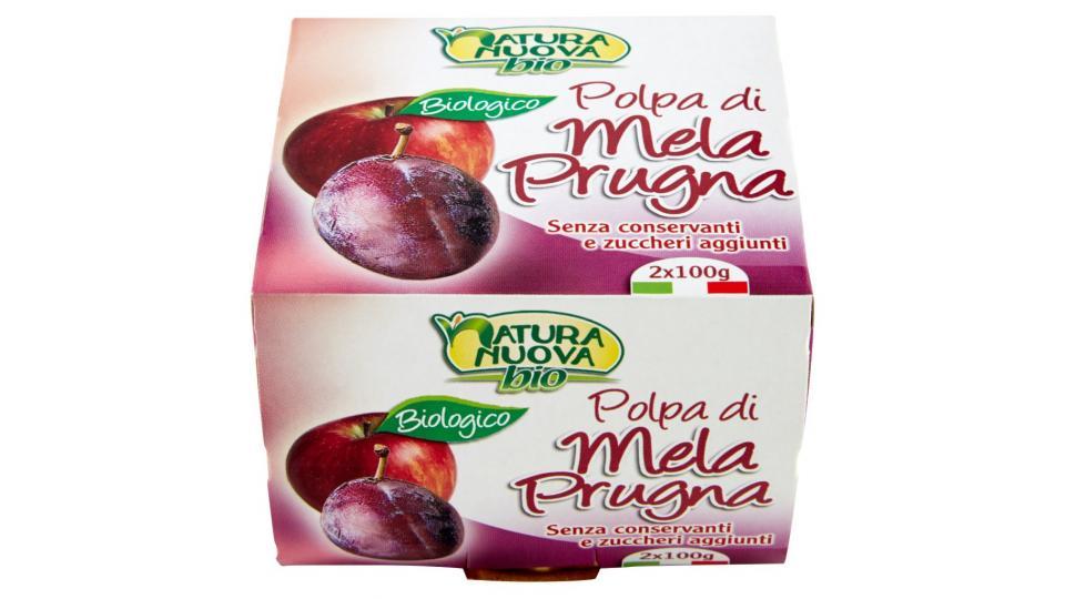 Bio Polpa di Mela Prugna 2 x 100 g