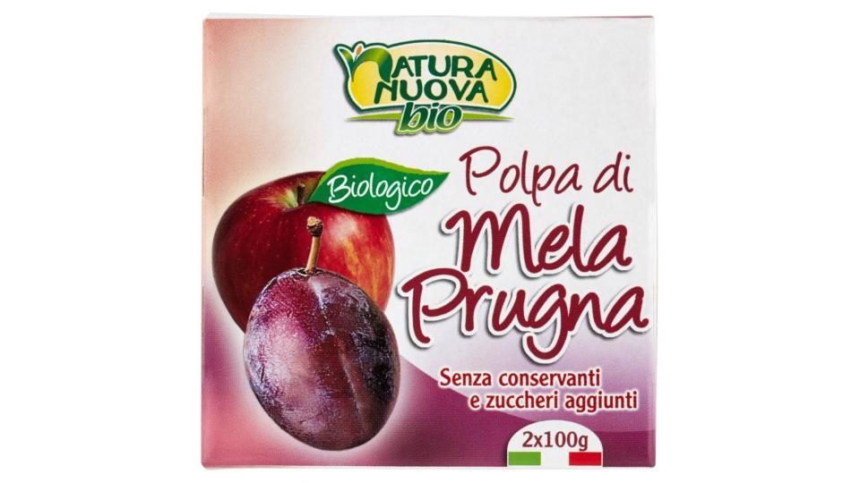 Bio Polpa di Mela Prugna 2 x 100 g