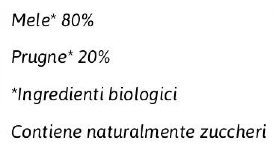 Bio Polpa di Mela Prugna 2 x 100 g