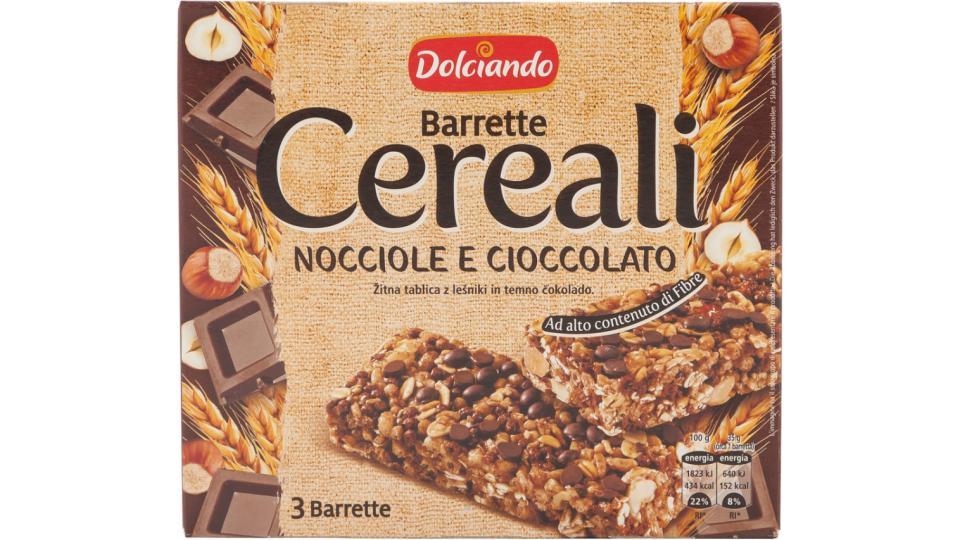 Barrette Cereali Nocciola e Cioccolato 3 Pz