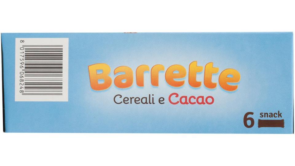 Barrette Cereali e Cacao 6pz